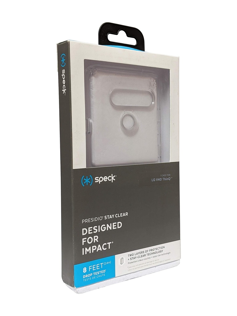 Speck Presidio Stay Clear Case For V40 Thinq - Clear
