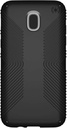 Speck Products Presidio Grip Samsung Galaxy J3 Case (Fits Verizon J3 V 3rd Gen, At&T Express Prime 3; Cricket Amp Prime 3, Sol 3; T-Mobile J3 Star), Black/Black