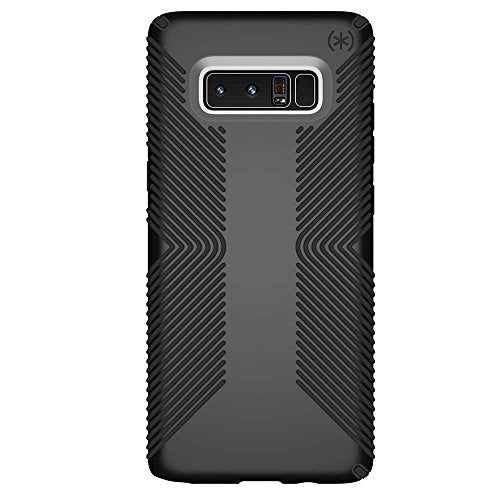 Speck Products Presidio Grip Cell Phone Case For Samsung Galaxy Note8 - Black/Black Presidio Grip