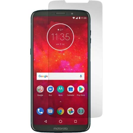 Gadget Guard - Black Ice Plus Glass Screen Protector For Motorola Moto Z3 Play / Z3 - Clear