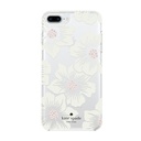 Incipio Apple Iphone 6 Plus/6s Plus/7 Plus/8 Plus Kate Spade Hard-Shell Case - Hollyhock Floral Clear/Cream With Stones