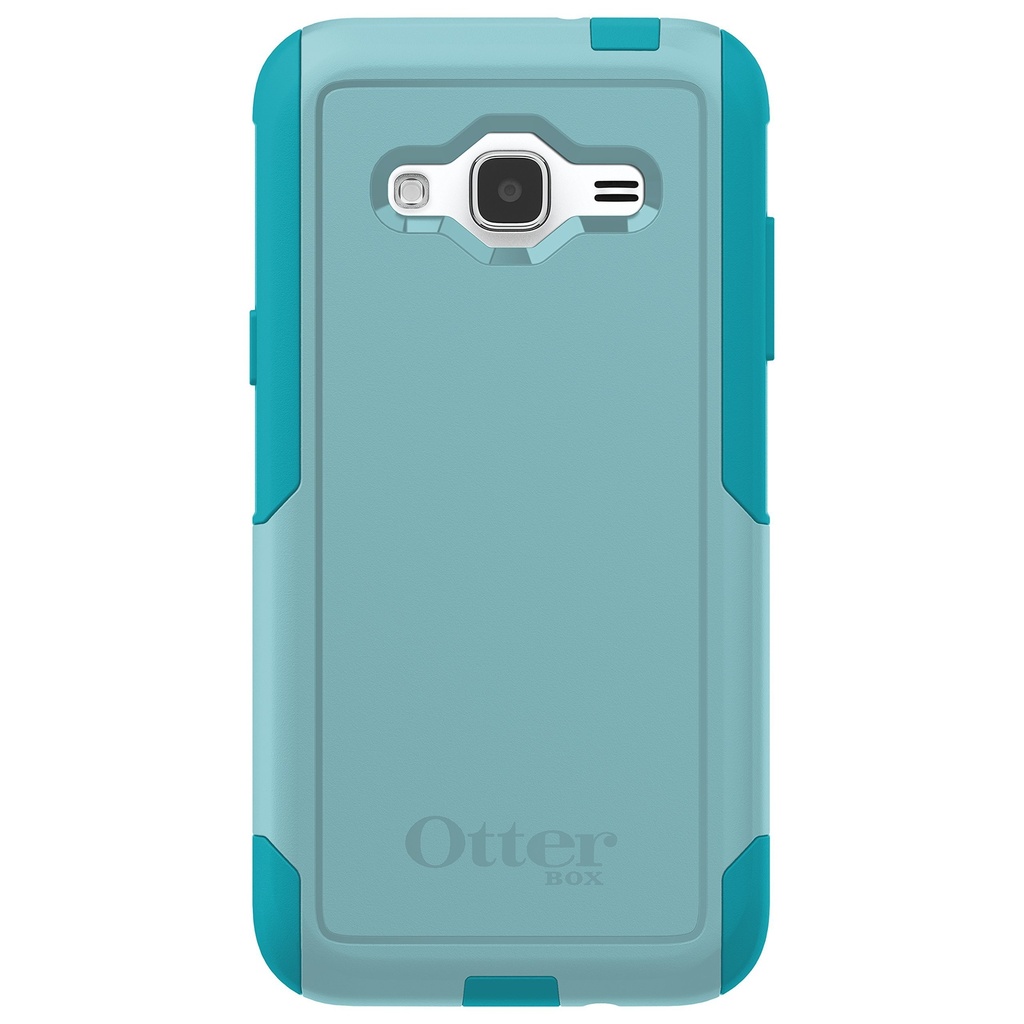 Otterbox Commuter Series Case For Samsung Galaxy J3/J3 V (Compatibility Below) - Retail Packaging - Aqua Sky (Aqua Blue/Light Teal)