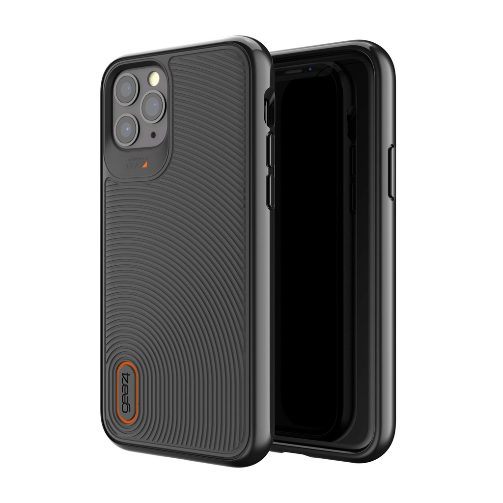 Zagg Gear4 Battersea Compatible With Iphone 11 Pro Case, Advanced Impact Protection With Integrated D3o Technology Phone Cover - Black