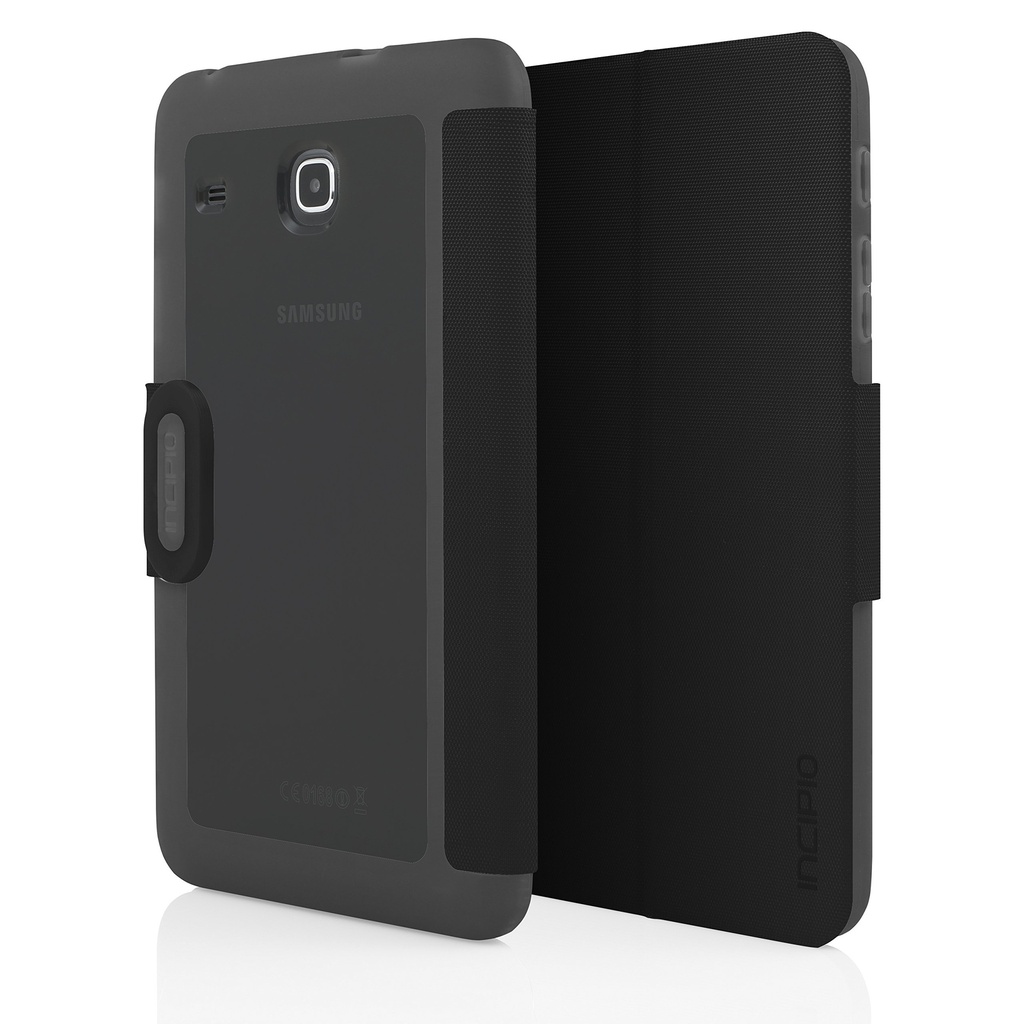 Incipio Clarion Translucent Protective Folio - Samsung Galaxy Tab E 8.0 - Black