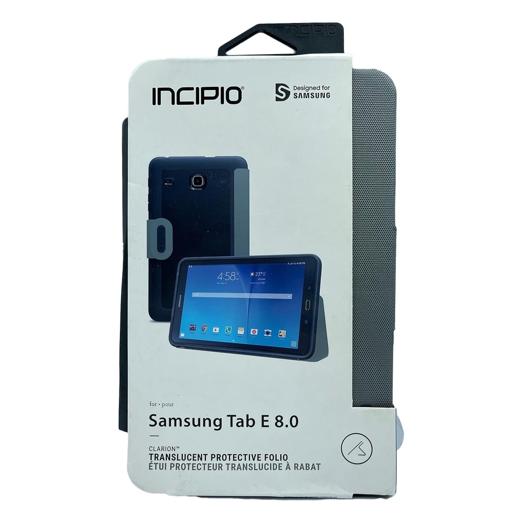 Incipio Folio Clarion Case Compatible With Samsung Galaxy Tab E 8.0 - Gray