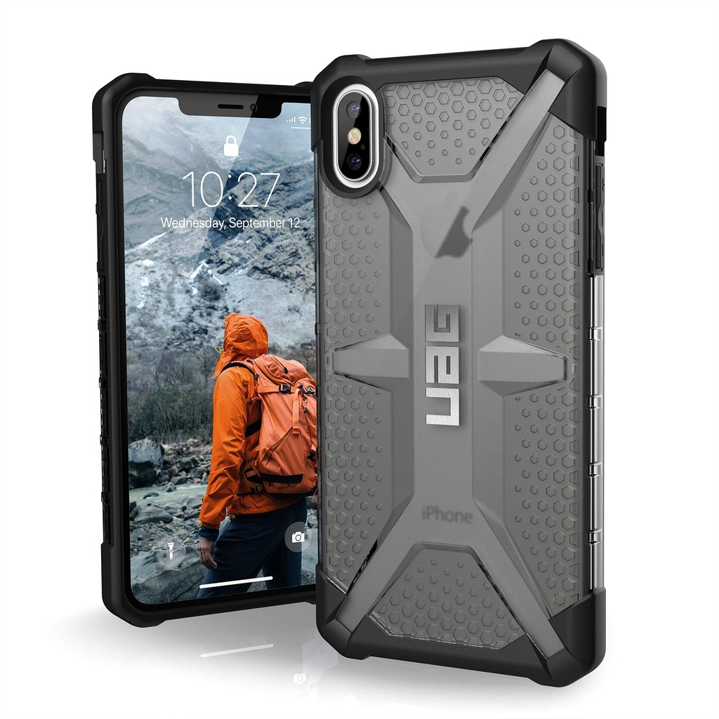 Urban Armor Gear Uag Iphone Xs Max [6.5-Inch Screen] Plasma Feather-Light Rugged [Ash] Military Drop Tested Iphone Case