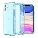 Itskins Spectrum Clear Protective Phone Case Compatible With Apple Iphone 11, Slim Hybrid Case, Anti-Yellowing, And Heavy Duty Shockproof Cover, Military Phone Case | Light Blue