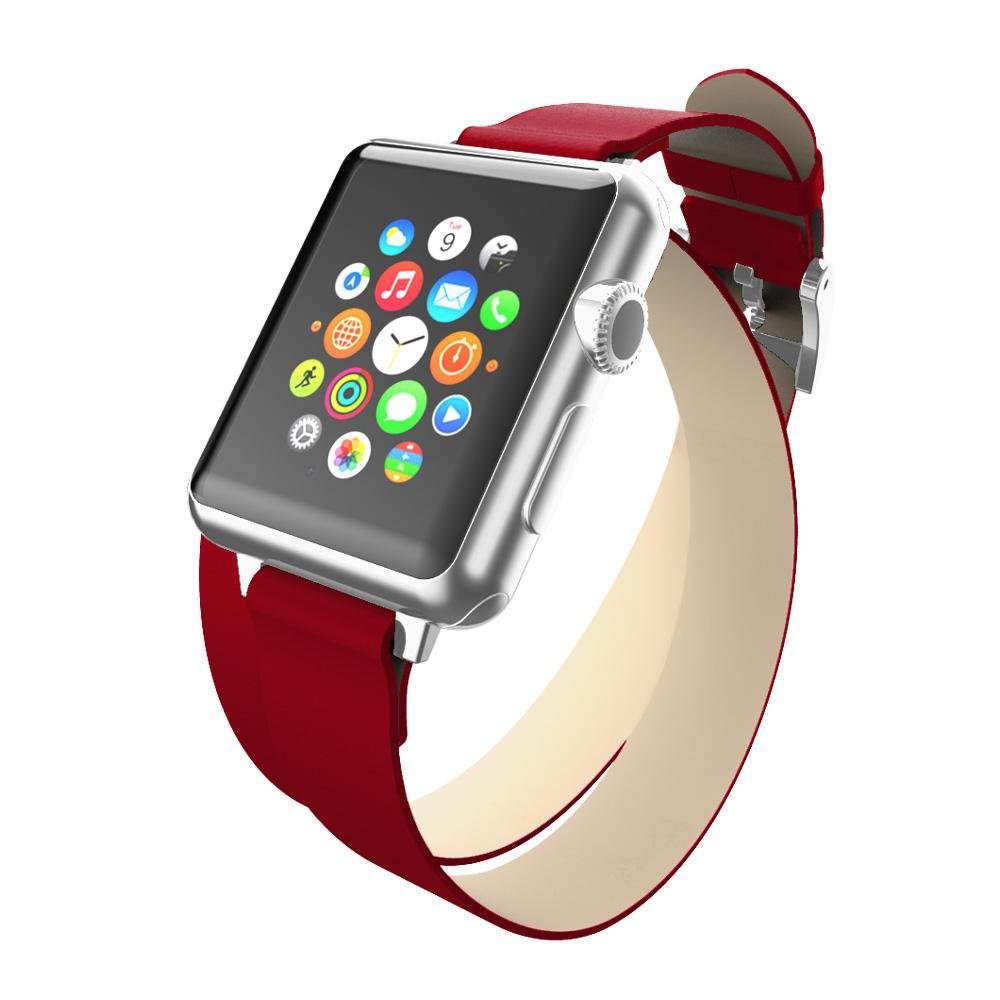 Incipio Apple Watch 42mm Reese Double Wrap Watchband - Red