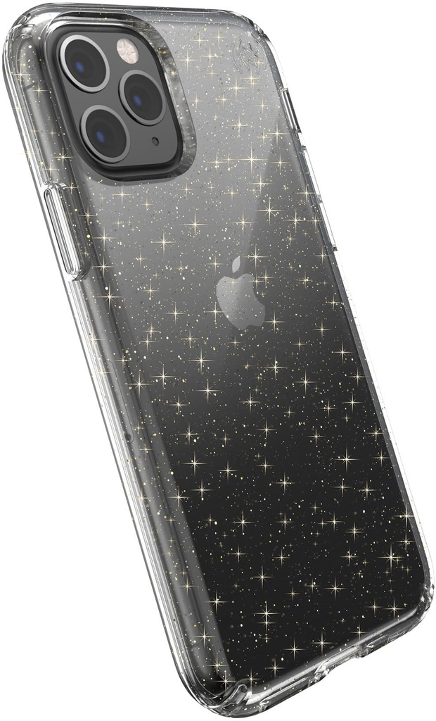 Speck Iphone 11 Pro Case - Presidio Clear + Glitter - Protective Ultra Thin Slim Hard Anti Scratch Cover - Clear/Glitter