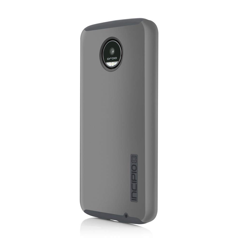 Incipio Dualpro Case For Moto Z Force Smartphone - Iridescent Gray / Gray