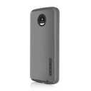 Incipio Dualpro Case For Moto Z Force Smartphone - Iridescent Gray / Gray