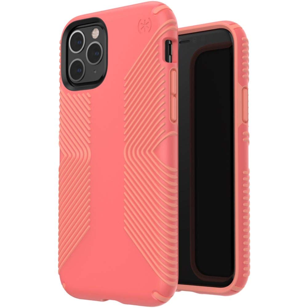 Speck Products 129892-8538 Presidio Grip Iphone 11 Pro Case, Parrot Pink/Papaya Pink