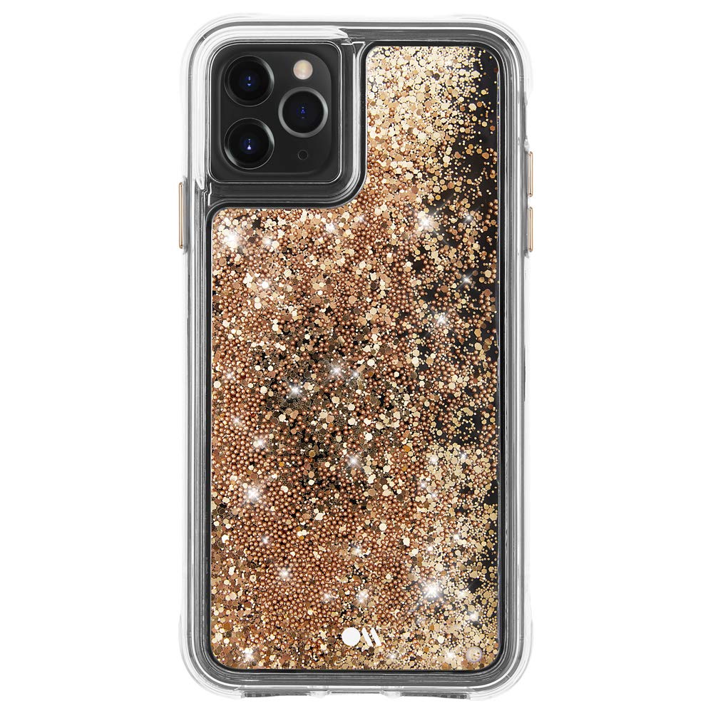 Case-Mate - Waterfall - Glitter Case For Iphone 11 Pro - 5.8 Inch - Gold