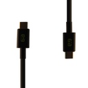 Puregear 72 Inch (6ft) Usb-C To Usb-C 2.0 Data/Sync/Charge Cable - Black