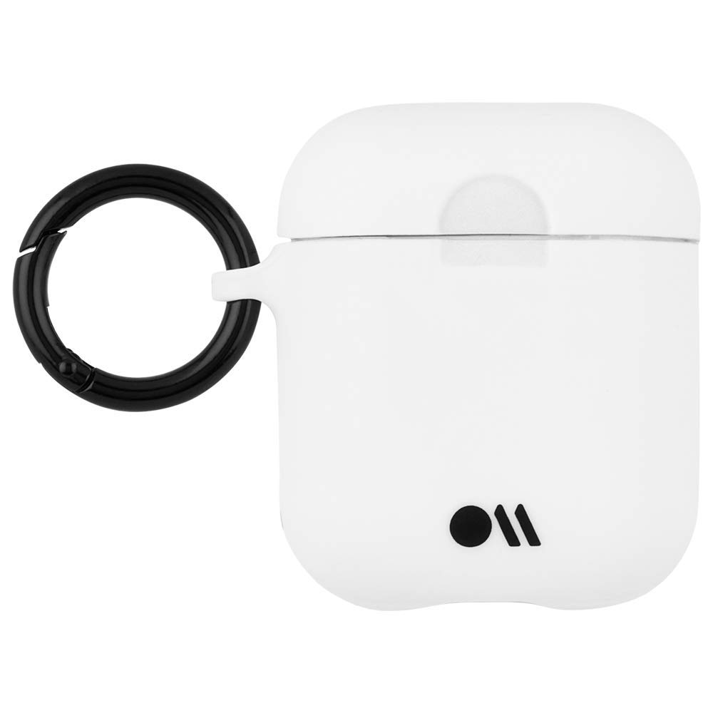 Case-Mate - Airpods Case - Hook Ups - Silicone - Compatible With Apple Airpods Series 1 & 2 - White