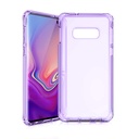 Itskins Spectrum Clear Protective Phone Case Compatible With Galaxy S10e, Slim Hybrid Case, Anti-Yellowing, And Heavy Duty Shockproof Cover, Military Phone Case - Light Purple