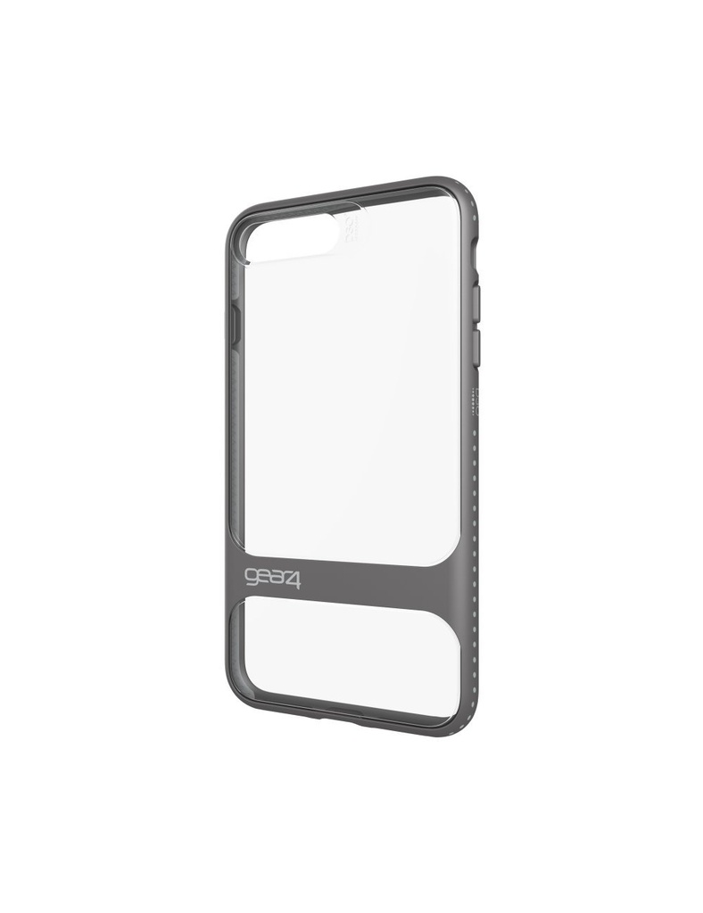 Gear4 Black Soho Case With Advanced Impact Protection [ Protected By D3o ], Slim, Tough Design For Iphone 7/8 Plus (Silver)