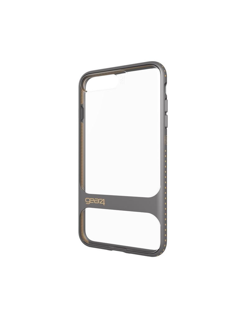 Gear4 Black Soho Case With Advanced Impact Protection [ Protected By D3o ], Slim, Tough Design For Iphone 7/8 Plus (Gold)