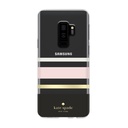 Kate Spade New York Protective Hardshell Case For Samsung Galaxy S9+ - Multi Charlotte Stripe Black / Cream / Blush / Gold