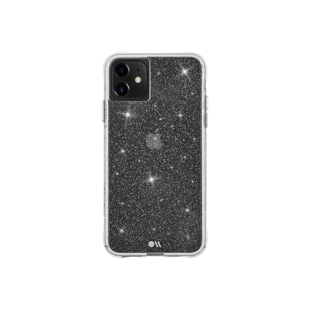 Case-Mate - Sheer Crystal - Sparkle Case For Iphone 11 - Protective Design - 6.1 Inch - Crystal Clear