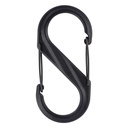 Carabiner Clip, 8 In., Glass Filled Nylon