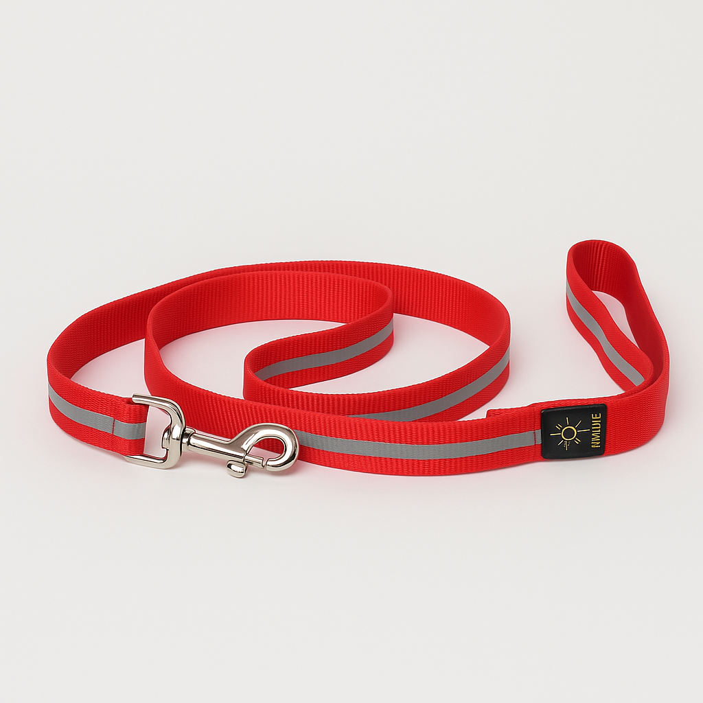 Nite Ize Nite Dawg Led Pet Leash, Light Up Dog Leash, Glows + Flashes, 5 Feet Long, Red