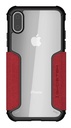 Ghostek Exec 3 Iphone Xs/X Card Case With Industrial Strength Military Drop Protection For Apple Iphone Xs/X 2018 | Supports Qi Wireless Charging | Works With Face Id | Red