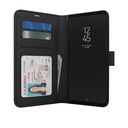Skech Polo Book Folio Clutch Wallet Protective Case For Samsung Galaxy Note 8 - Black