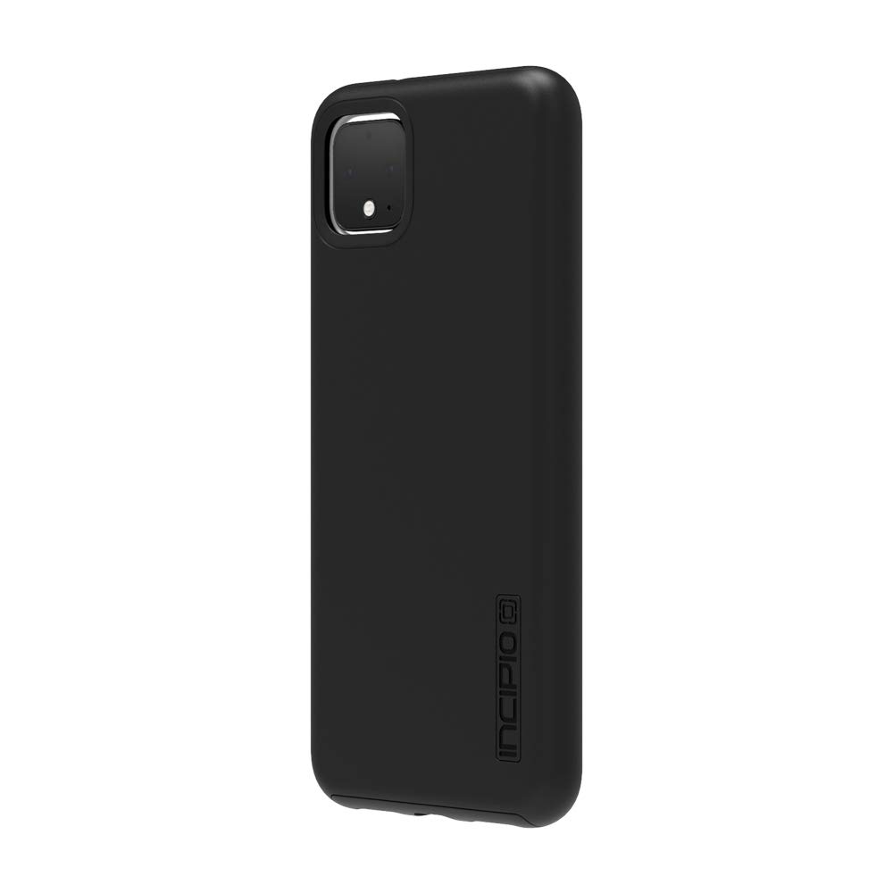 Incipio Dualpro Case For Google Pixel 4 Xl - Google Certified Protective Cover (Black) [Extremely Rugged I Shock Absorbing I Soft-Touch Coating I Hybrid] - Gg-082-Blk
