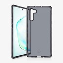 Itskins Spectrum Clear Protective Phone Case Compatible With Galaxy Note10, Slim Hybrid Case, Anti-Yellowing, And Heavy Duty Shockproof Cover, Military Phone Case - Smoke
