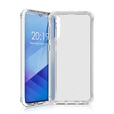 Itskins Spectrum Clear Protective Phone Case Compatible With Samsung Galaxy A50, Slim Hybrid Case, Anti-Yellowing, And Heavy Duty Shockproof Cover, Military Phone Case - Transparent