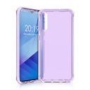 Itskins Spectrum Clear Protective Phone Case Compatible With Samsung Galaxy A50, Slim Hybrid Case, Anti-Yellowing, And Heavy Duty Shockproof Cover, Military Phone Case - Light Purple