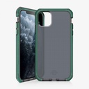 Itskins Supreme Frost Protective Phone Case Compatible With Iphone 11 Pro Max, Slim Hybrid Case, Anti-Slip, Heavy Duty Shockproof Cover, Military Phone Case | Tiffany Green And Black