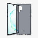 Itskins Spectrum Clear Protective Phone Case Compatible With Galaxy Note10 Plus, Slim Hybrid Case, Anti-Yellowing, And Heavy Duty Shockproof Cover, Military Phone Case - Smoke