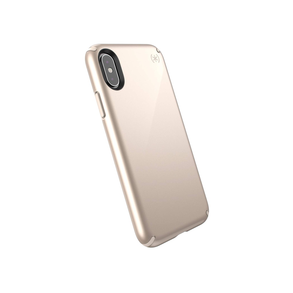 Speck Products Presidio Metallic Iphone Xs/Iphone X Case, Nude Gold Metallic/Nude Gold
