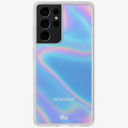 Case-Mate Soap Bubble Samsung Galaxy S21 Ultra 5g Case [6.8"] [10ft Drop Protection] [Wireless Charging] Phone Cover For Samsung Galaxy S21 Ultra 5g - Iridescent Swirl Effect, Anti-Scratch- Iridescent