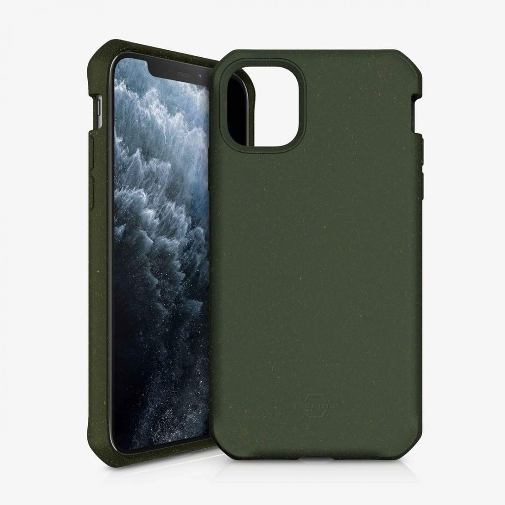 Itskins Feroniabio Terra Protective Phone Case For Apple Iphone 11 Pro - Kaki