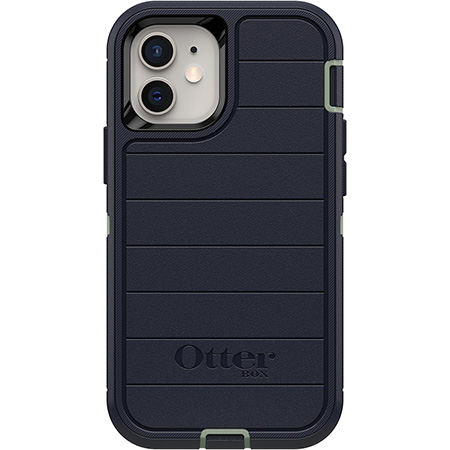 Otterbox Defender Series Screenless Edition Case For Iphone 12 Mini - Varsity Blues (Desert Sage/Dress Blues)