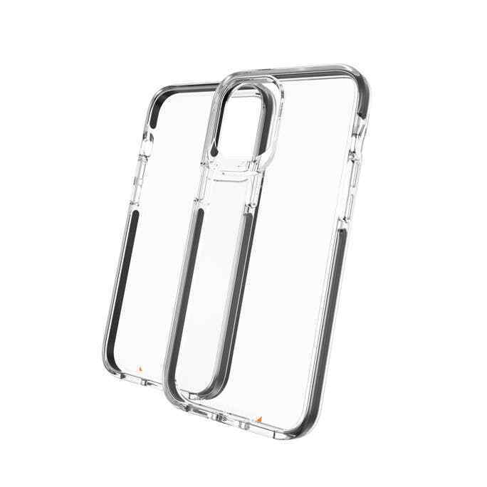 GEAR4 PICCADILLY- BACK COVER FOR CELL PHONE - D3O - CLEAR - BLACK - SLIM DESIGN - FOR APPLE IPHONE 12 PRO MAX 6.7