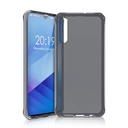 Itskins Spectrum Clear Protective Phone Case Compatible With Samsung Galaxy A50, Slim Hybrid Case, Anti-Yellowing, And Heavy Duty Shockproof Cover, Military Phone Case - Black