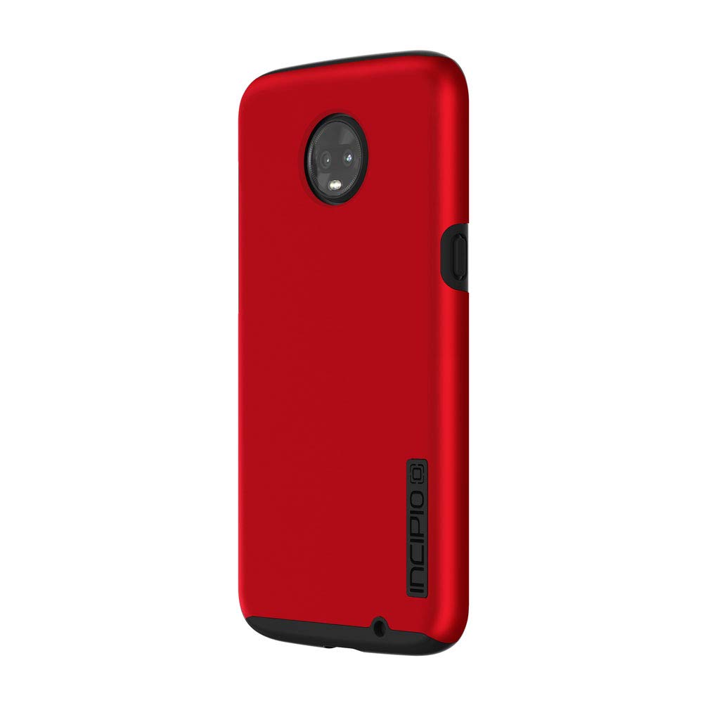 Incipio Dualpro Mt-454-Rbk Case For Motorola Moto Z3 Play - Certified Case (Red/Black) [Extremely Robust I Shock Absorbing I Soft-Touch Coating I Hybrid]