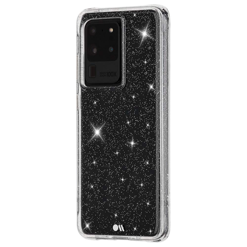 Case-Mate - Sheer Crystal - Sparkle Case For Samsung Galaxy S20 Ultra - 5g Compatible - Protective Design - 6.9 Inch - Crystal Clear