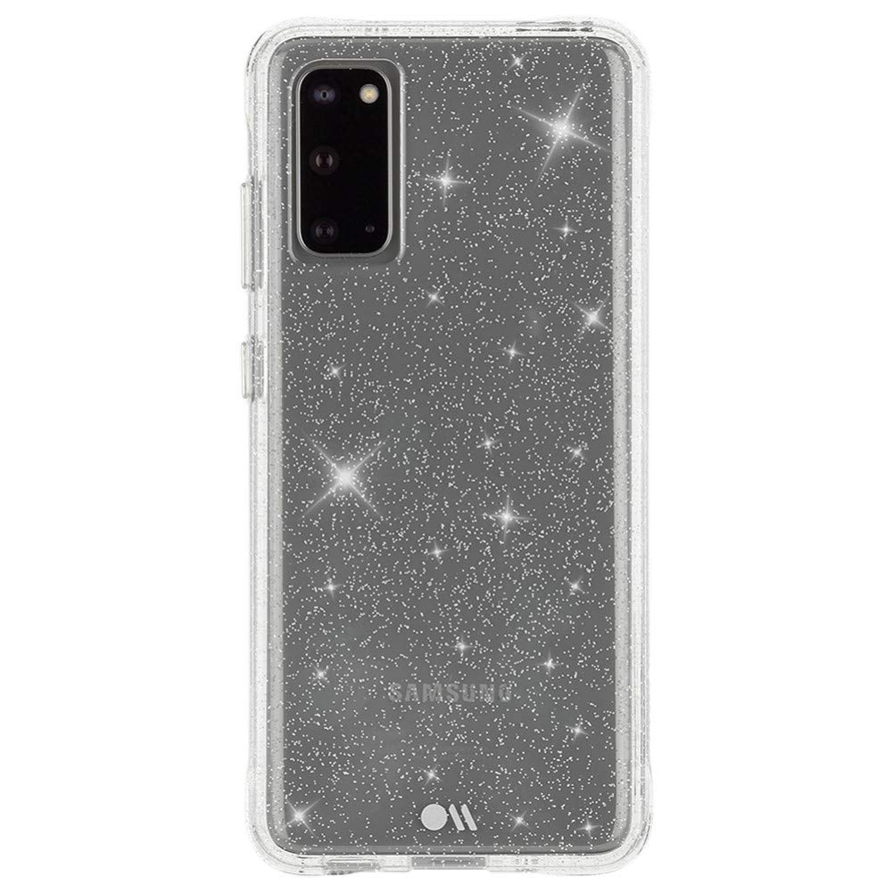 Case-Mate - Sheer Crystal - Sparkle Case For Samsung Galaxy S20 - Protective Design - 6.2 Inch - Crystal Clear