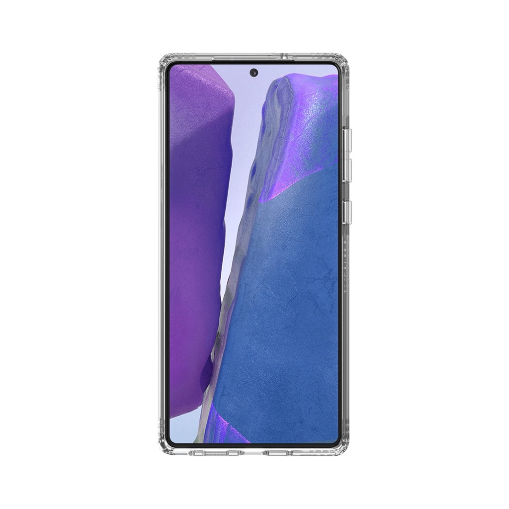 Tech21 Evo Clear For Samsung Galaxy Note20 5g Phone Case - Hygienically Clean Germ Fighting Antimicrobial Properties With 10ft Drop Protection