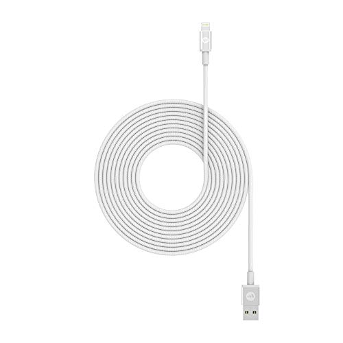 MOPHIE FAST CHARGE USB-A CABLE WITH LIGHTNING CONNECTOR - 3M CABLE - WHITE (409903791)