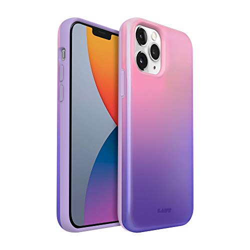 Laut - Huex Fades Case Compatible With Iphone 12 / Iphone 12 Pro | Holographic Effect | Impact Protection Up To 13 Feet / 4 Metres | Antimicrobial Case • Lilac