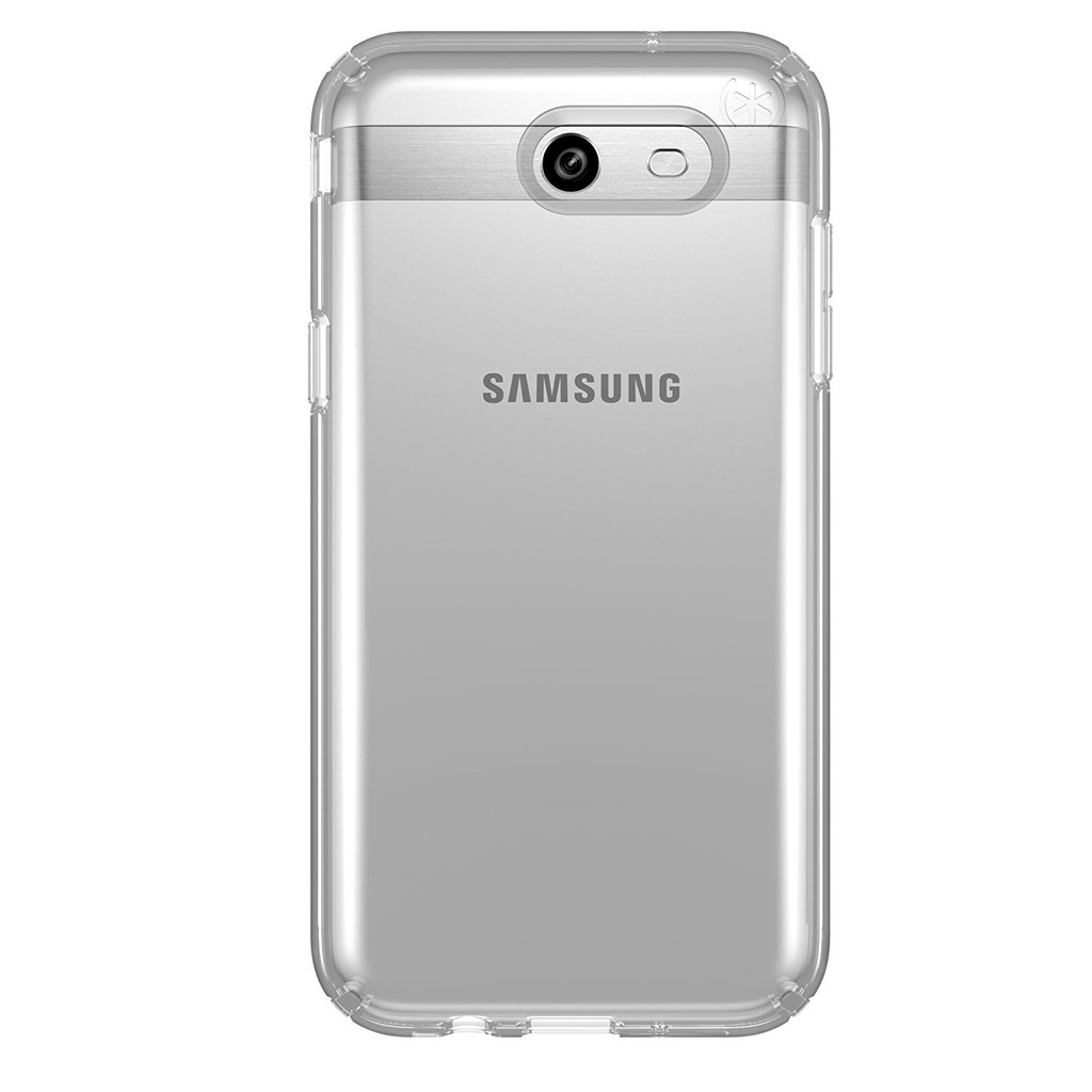 Speck Products Presidio Clear Case For Samsung J7 (2017) Smartphone, Clear/Clear