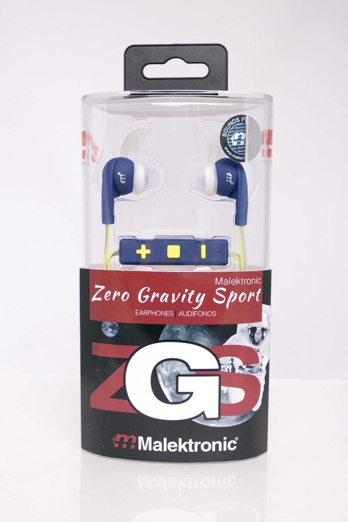 Malektronic Defective No Warranty Zero Gravity Sport Wireless Earphones With Reflective Wire