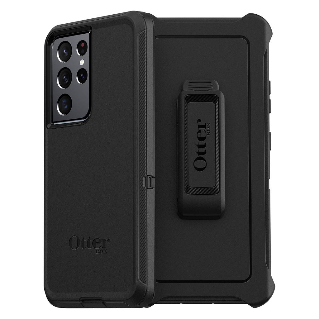 Otterbox Defender Series Black Case For Galaxy S21 Ultra 5g 77-81253