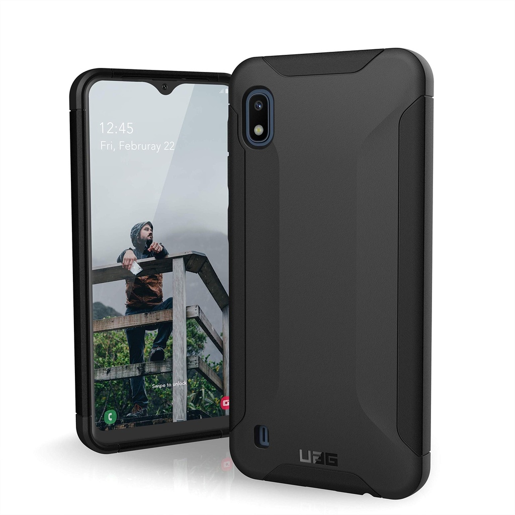 Urban Armor Gear Uag Designed For Samsung Galaxy A10 Scout [Black] Military Drop Tested Phone Case